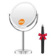 Vergrößerungsspiegel doppelseitig 20fach Tisch 1X 20X-360&#x 1 St