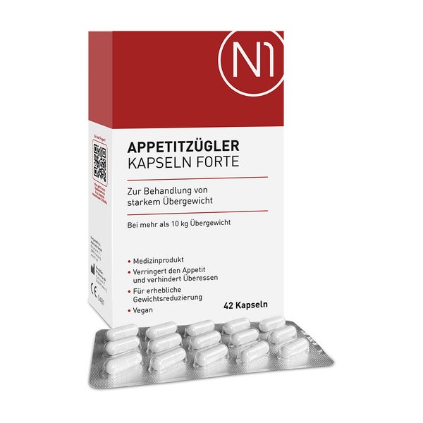 N1 Appetitzügler Kapseln Forte 42 St