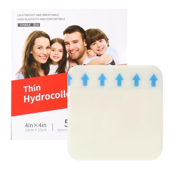 Hydrokolloid Pflaster 5 Stück 10 x 10 cm wasserdicht für Bla 1 St