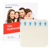 Hydrokolloid Pflaster 5 Stück 10 x 10 cm wasserdicht für Bla 1 St
