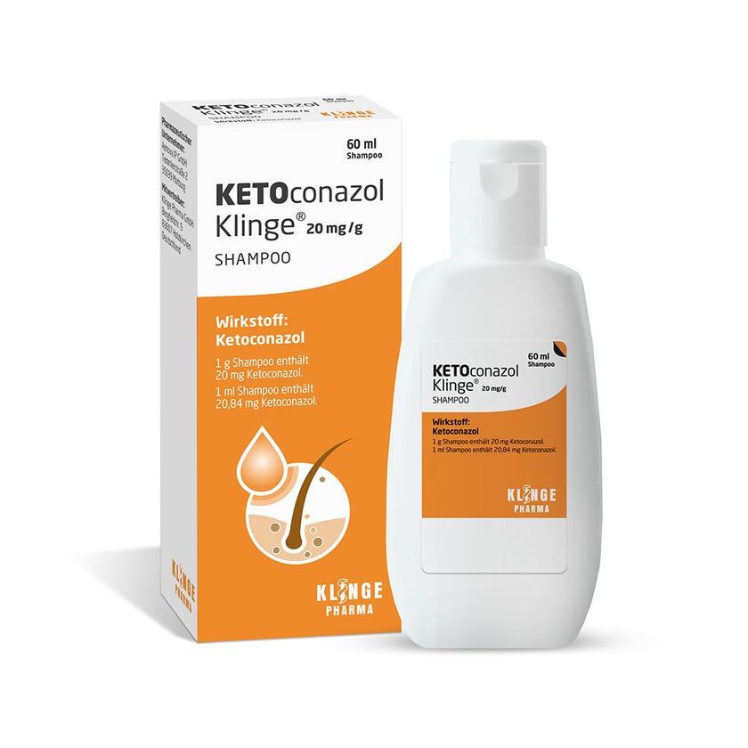 KETOconazol Klinge 20 mg/g Shampoo 60 ml