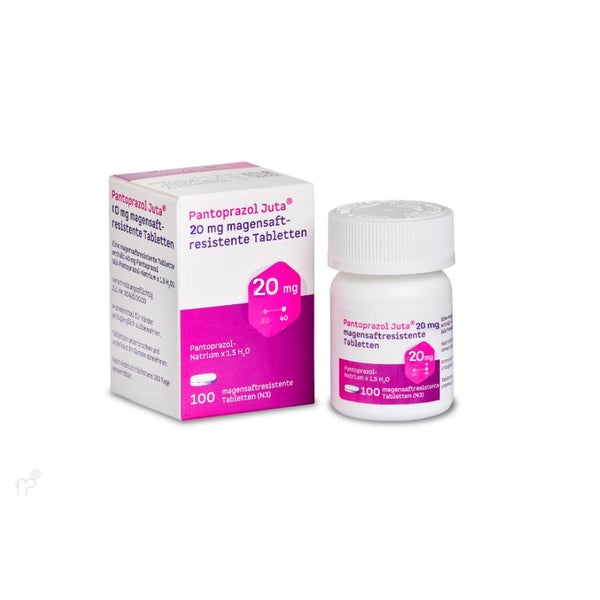 PANTOPRAZOL Juta 20 mg magensaftres.Tabletten 100 St