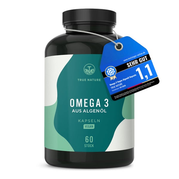 Omega 3 Vegan Testsieger - Algenöl Kapseln life's® OMEGA 60 St