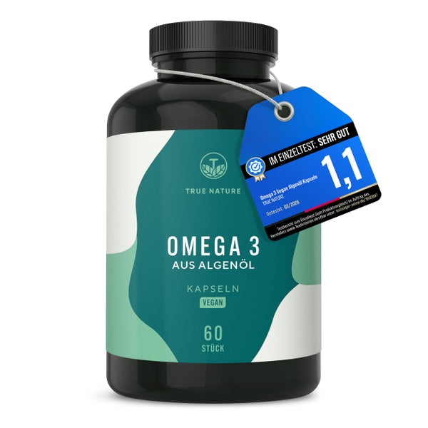 Omega 3 Vegan Testsieger - Algenöl Kapseln life's® OMEGA 60 St