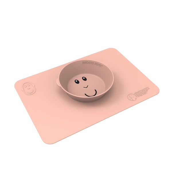 Matchstick Monkey Essenszeit Tischset - Anti-Rutsch-Matte mit Schüssel 1 St