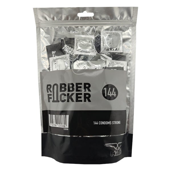 «Rubber Fucker» 144 Stück, 53 mm, extra stark, 0,08mm dick (144 Kondome) 144 St