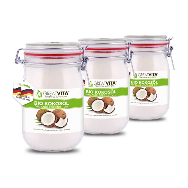 GreatVita Bio Kokosöl 3000 ml