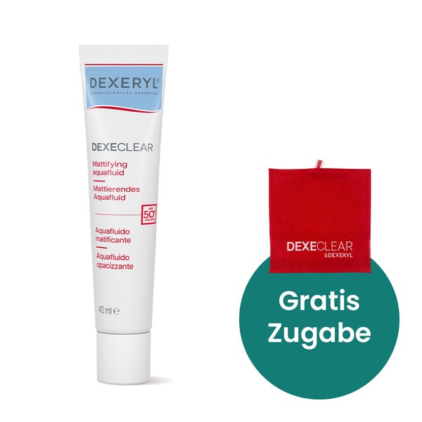 DEXECLEAR mattierendes Aquafluid SPF50+ 40 ml
