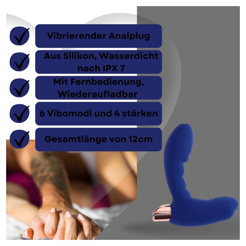 Lovelyness - Vibrierender Prostata Analplug "Heroic" gnstig kaufen | medpex