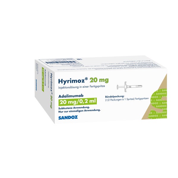 Hyrimoz 20 Mg/0,2 ml Inj.-Lösung i.e.Fer 2 St