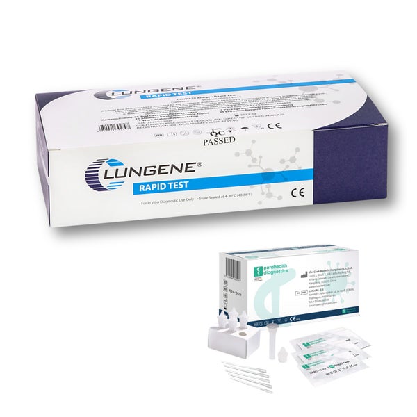 Clungene 3in1 Rapid Profi-Test GRATIS parahealth Corona Tests 50 St