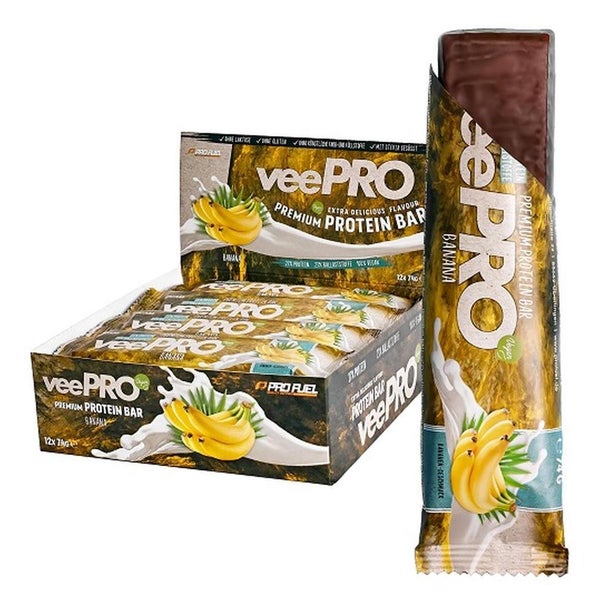 ProFuel veePRO Protein Riegel 12er Pack Cookies & Cream 74 g