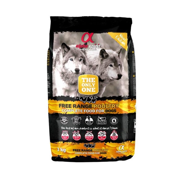 alpha spirit Dog The Only One Freiland-Geflügel 3 kg
