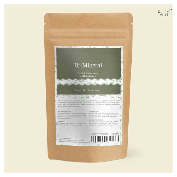 Ur-Mineral - Zeolith & Bentonit + EM-Keramik - Nachfüllpack 400g 0.4 kg