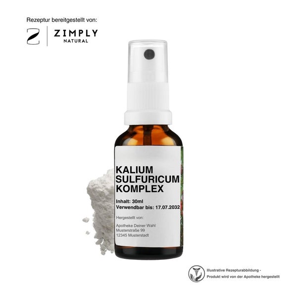 Zimply Natural KALIUM SULFURICUM KOMPLEX - Pflanzbasierte Rezeptur 30 ml