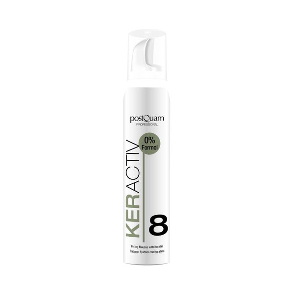 POSTQUAM HAARPFLEGE Keractiv Fixiermousse Mit Keratin 300 ML.