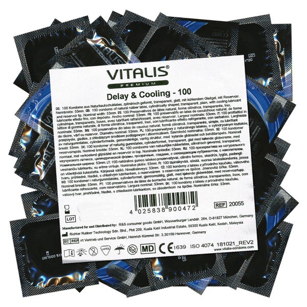 Delay & Cooling Kondome 100er – kühlend & verzögernd (100 Kondome) 100 St