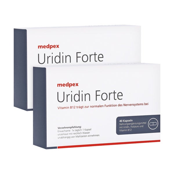 medpex Uridin Forte Doppelpack 2X40 St