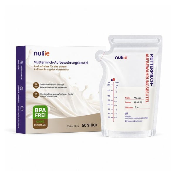 Nuliie Muttermilchbeutel, 250ml 50 St