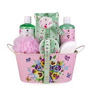 Accentra Geschenkset für Frauen mit Duschgel, Bodylotion & Badesalz – 1085 ml