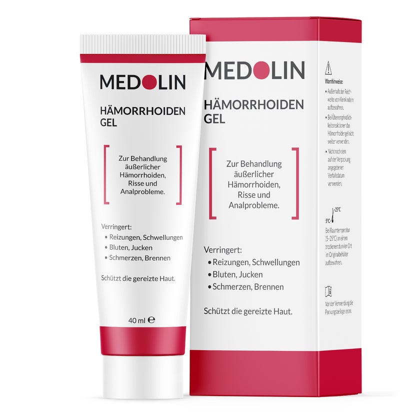 Medolin® Hämorrhoiden Gel - Hämorrhoiden Salbe 40 ml