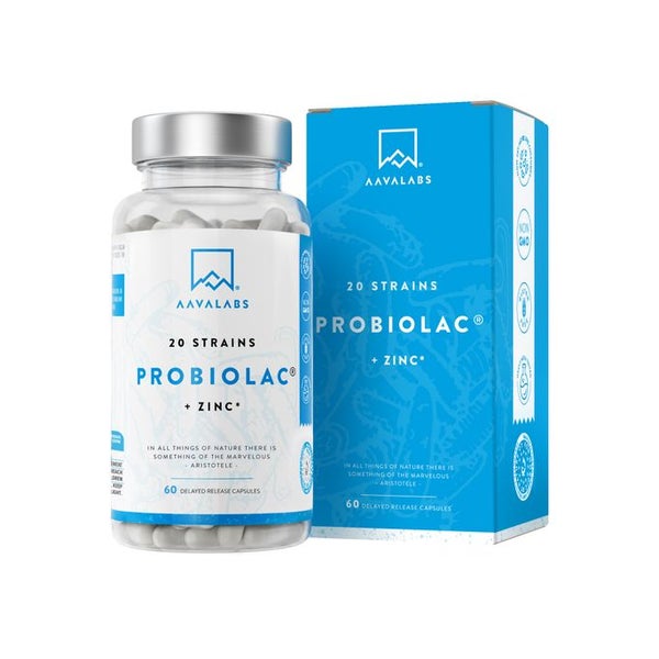 Aavalabs Probiolac 60 Mrd KBE, 20 Stämme, 60 Kapseln 90 St