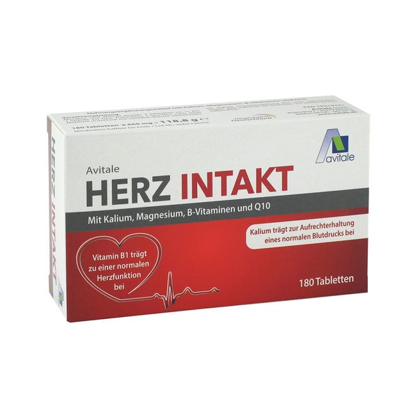 HERZ Intakt mit Kalium+Magnesium+B-Vitam 180 St
