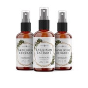 Produktabbildung: Nordic Pure Basilikum-Extrakt Haarkur mit RootBioTec™ 3x100 ml
