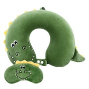 Memory Foam Reisekissen U Form mit Augenmaske für 1 St