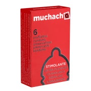 «Stimolante», 6er-Pack, transparente Kondome, gerippt, 54 mm (6 Kondome) 6 St