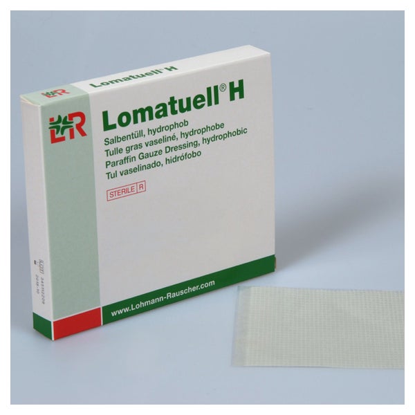 Lohmann Rauscher Lomatuell H Salbentüll, hydrophob steril - 10 x 30 cm 10 St