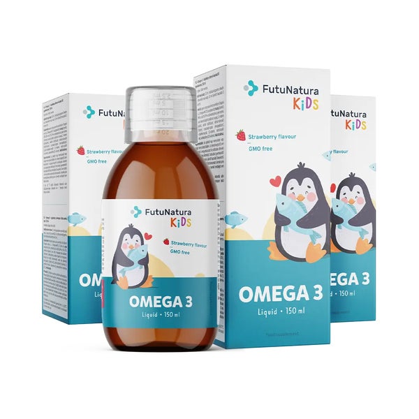 FutuNatura Omega 3 für Kinder - Flüssig mit DHA und EPA 450 ml
