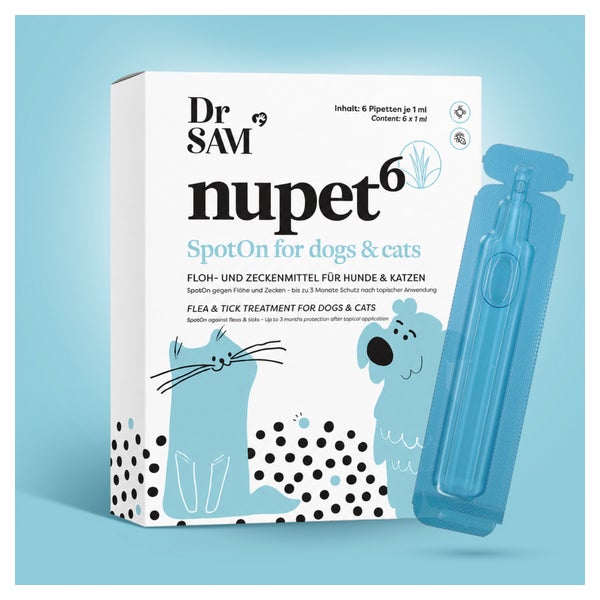 Dr. SAM nupet Spot On 6 ml – Natürlicher Parasitenschutz 1 St