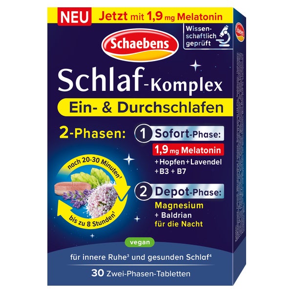 Schaebens Schlaf-Komplex mit 1,9mg 30 St