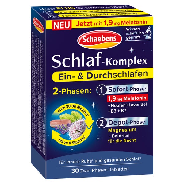Schaebens Schlaf-Komplex mit 1,9mg 30 St