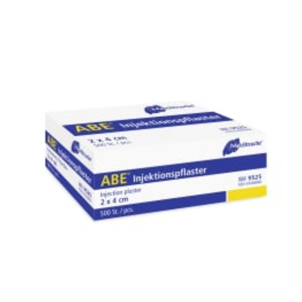 Meditrade ABE® Injektionspflaster – Textiles Wundpflaster mit Wundkissen, hautfreundlichem Kleber 500 P
