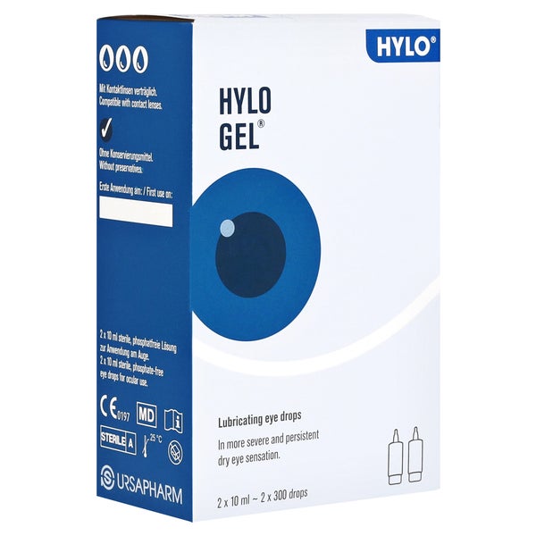 Hylo-gel Augentropfen 2X10 ml