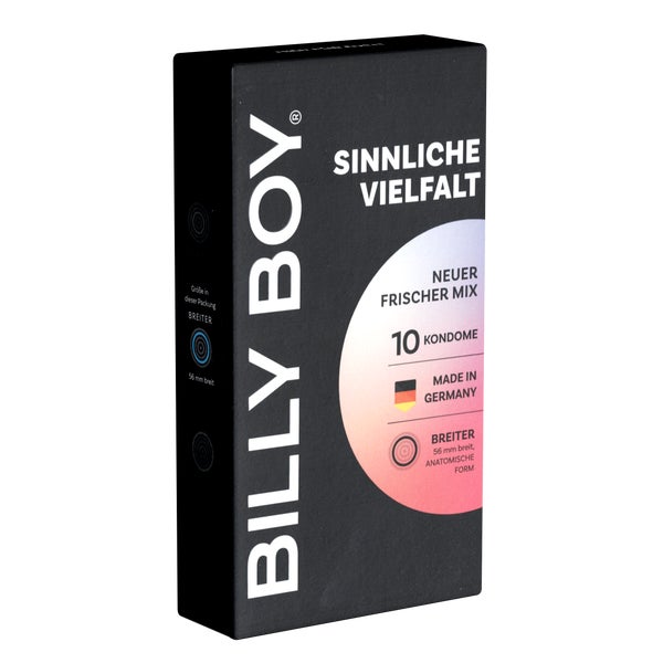 Sinnliche Vielfalt – 10 gemischte Kondome, Farben und Düfte (10 Kondome) 10 St