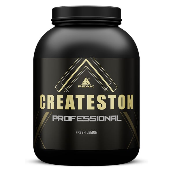 PEAK Createston Professional - 3150g - Geschmack Fresh Lemon I Post Workout I ALL in One I über 90 Schlüsselsubstrate I mit Whey Hydrolysat & Whey Isolat I Creatin AKG I Kohlenhydratmatrix 3150 g