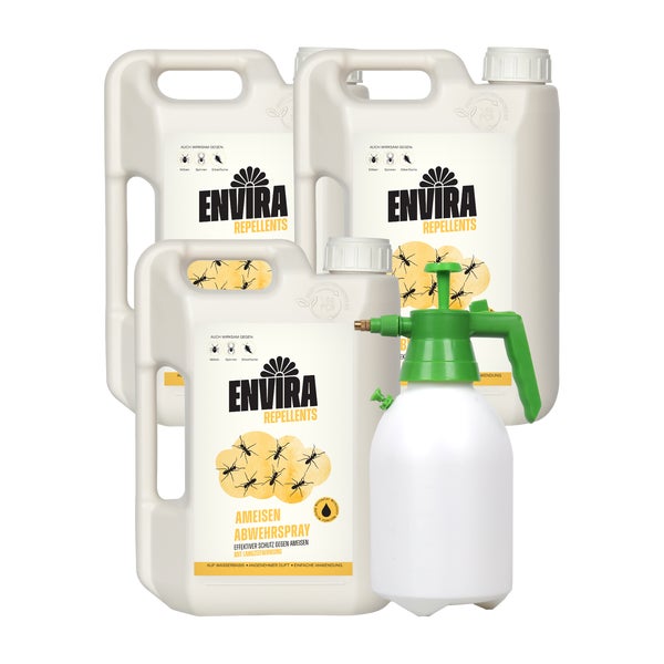 Envira Ameisen Abwehrspray im Vorteilspack mit Drucksprüher