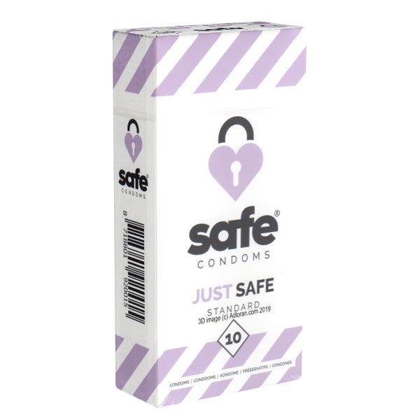 Just Safe anatomisch ohne Latexgeruch 10 Kondome (10 Kondome) 10 St