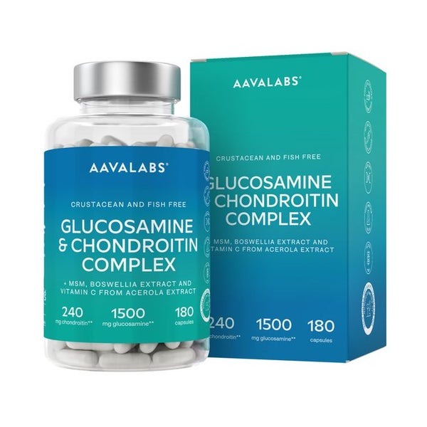 Aavalabs Gelenk Komplex Glucosamin & MSM, 180 Kapseln 180 St