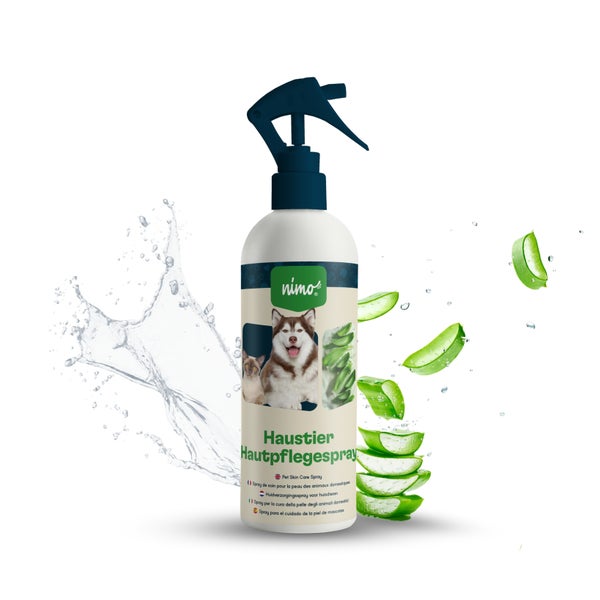 nimo Haustier Hautpflegespray mit Aloe Vera & Panthenol 500 ml