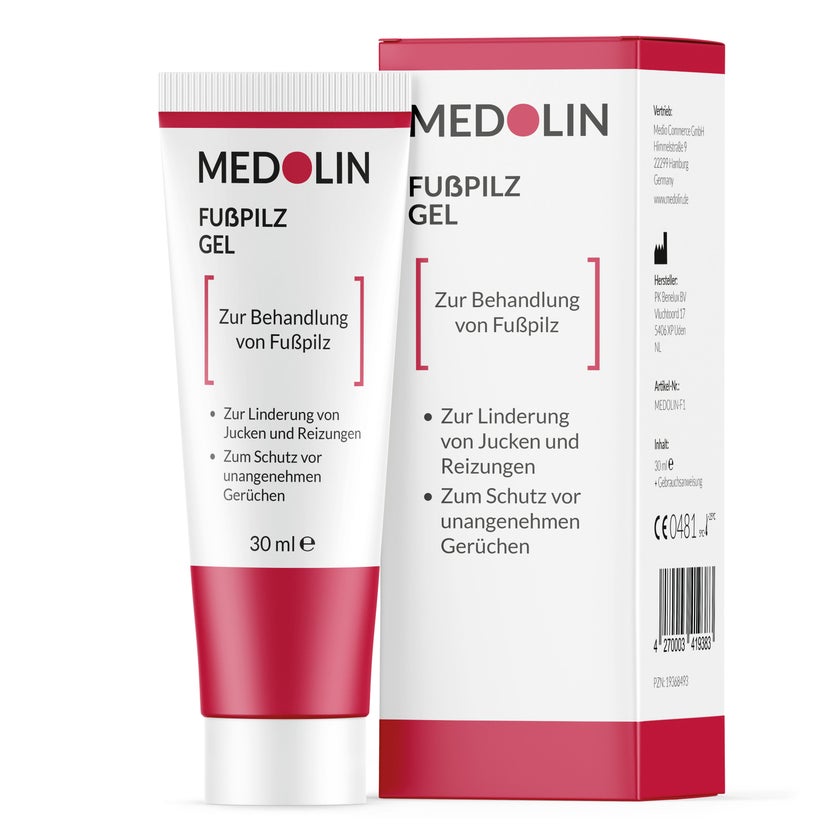 Medolin® Fußpilzgel - Fußpilz Creme 30 ml