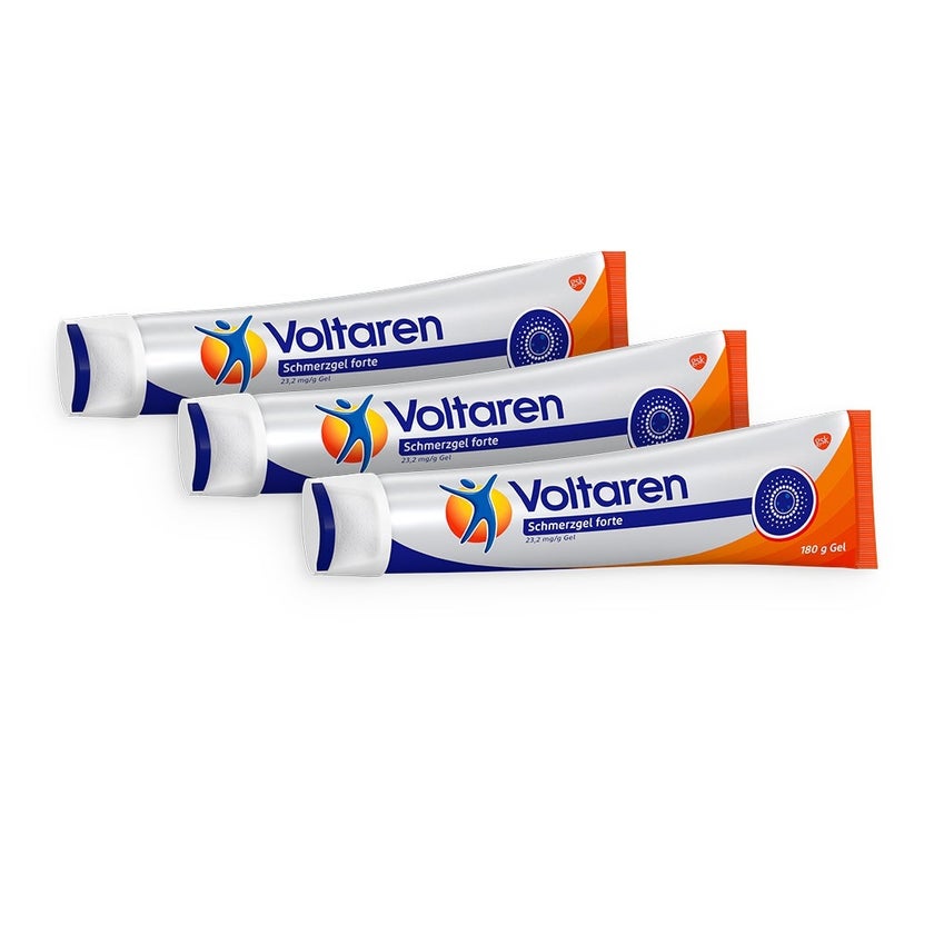Voltaren Schmerzgel forte Dreierpack 3X180 g
