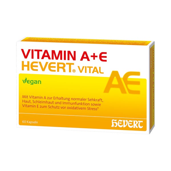 Vitamin A+E Hevert Vital Kapseln 60 St