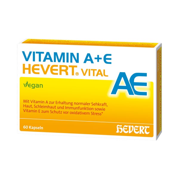 Vitamin A+E Hevert Vital Kapseln 60 St