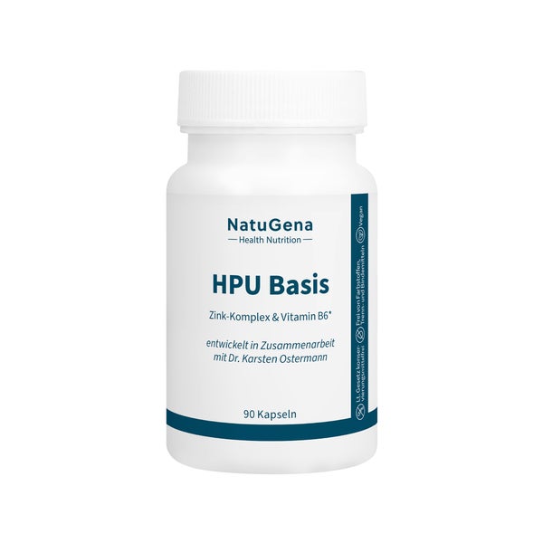 Hpu Basis Zink-komplex+vitamin B6+mangan Vegan Kps 90 St