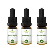 Cannalin - Schlaftropfen mit CBN und Melatonin 5% - 3x10 ml 3x10 ml
