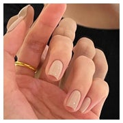 Kunstnägel Press On Kurz Squoval Nude Rosa Nagelkleber AZ21 1 St